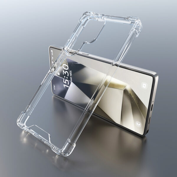 WazzBan Samsung Galaxy S25 Ultra - transparente kristallklare Handyhülle – Bild 7